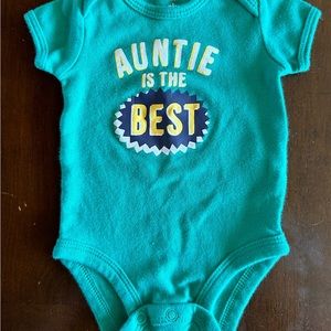 Carters newborn onesie